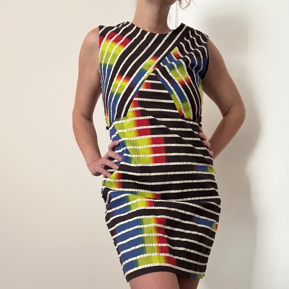 Kate Spade NY striped colorful dress
